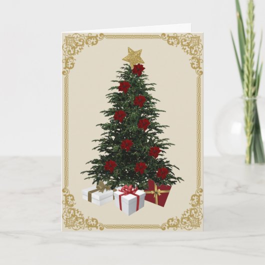 Oh kerstboom kerst Kaart (Voorkant)