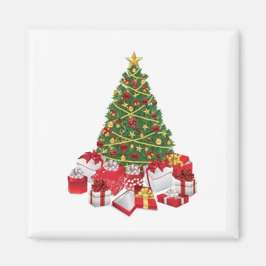 Oh kerstboom magneet (Voorkant)