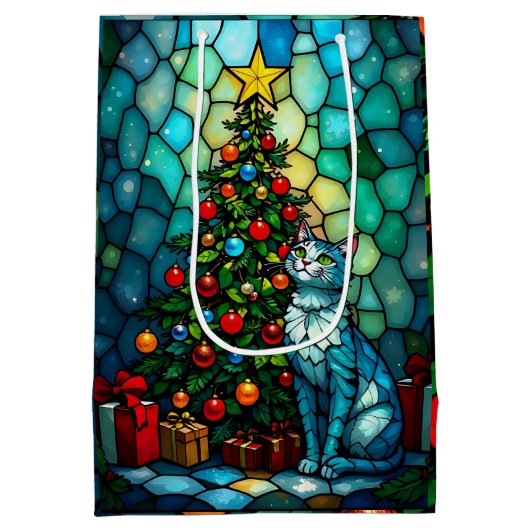 Oh kerstboom medium cadeauzakje (Achterkant)