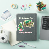 Oh kerstboom op maat gesneden vinyl Stickers (iPad Cover)