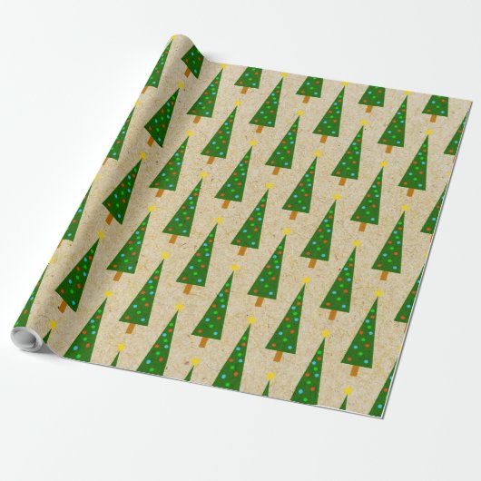 Oh kerstboom! Over Kraft Cadeaupapier (Uitgerold)