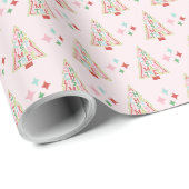 Oh kerstboom | Pastel Kerst Cadeaupapier (Rol Hoek)
