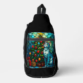 Oh kerstboom sling bag (Voorkant)