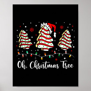 Oh kerstboom taarten Debbie Becky Jen Cake Love Poster