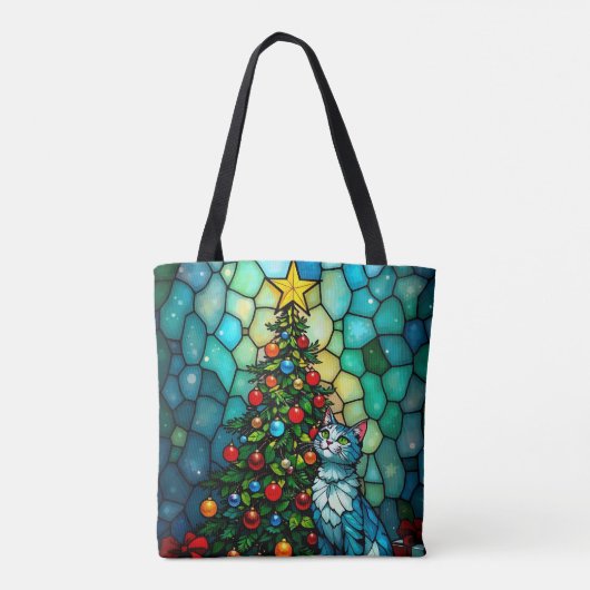 Oh kerstboom tote bag (Achterkant)