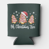 Oh, kerstboom Vrolijk kerstfeest Debbie Cookie Blikjeskoeler (Voorkant)