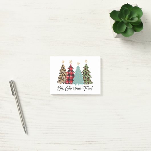 Oh, kerstboom! Vrolijk kerstfeest Post-it® Notes (Kantoor)