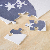 Oh Kerstboom | Waterverf Winter Schilderij Legpuzzel (Zijkant)