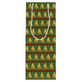 Oh kerstboom wijn cadeautas (Achterkant)