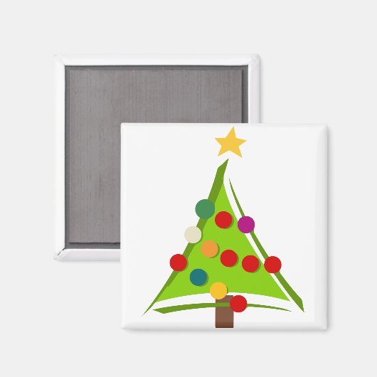 Oh kerstboomshirts en cadeautjes magneet (Voorkant / Achterkant)