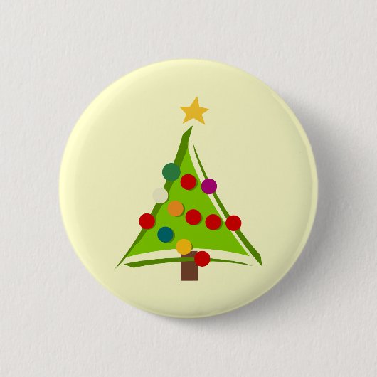 Oh kerstboomshirts en cadeautjes ronde button 5,7 cm (Voorkant)