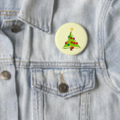 Oh kerstboomshirts en cadeautjes ronde button 5,7 cm (In situ)