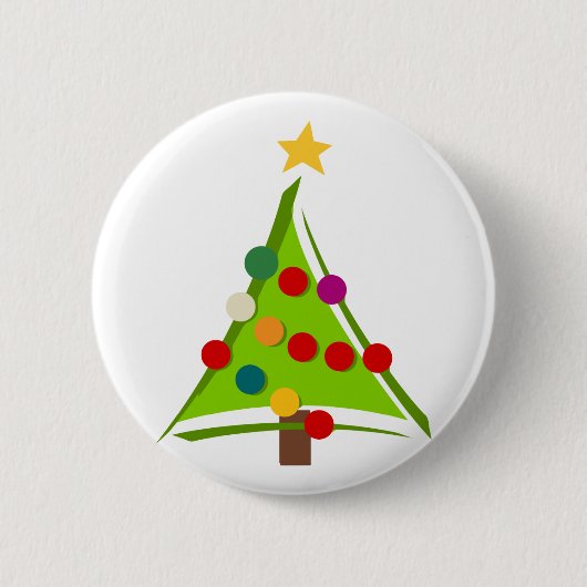 Oh kerstboomshirts en cadeautjes ronde button 5,7 cm (Voorkant)