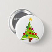 Oh kerstboomshirts en cadeautjes ronde button 5,7 cm (Voorkant /achterkant)