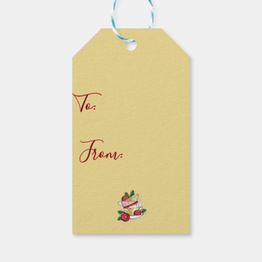 Oh Kerstthee! Cadeaulabel (Achterkant)