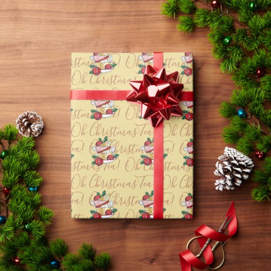 Oh Kerstthee! Cadeaupapier (Feestdagen Geschenken)