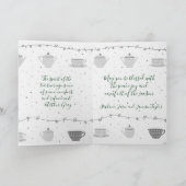 Oh Kerstthee! Kaart (Binnen)