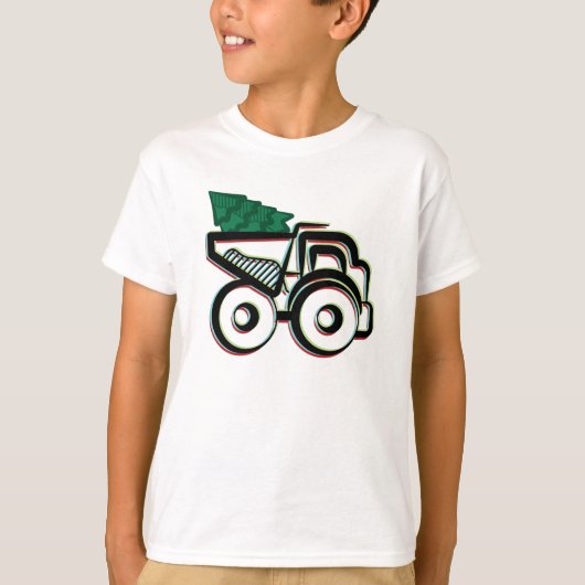 Oh kersttruck t-shirt (Voorkant)