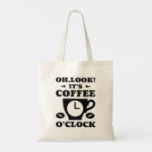 Oh kijk! Coffee O'Clock Tote Bag (Achterkant)