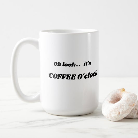 Oh kijk... Het is de Mok van de koffie van COFFEE (Met donut)