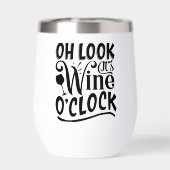 Oh kijk, het is wijn op de klok (Achterkant)