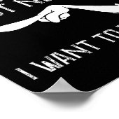 Oh kijk mijn vrouw's laatste zenuwen die ik wil aa poster (Hoek)