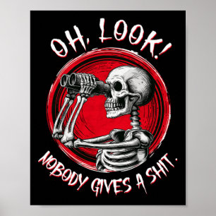 Oh kijk, niemand geeft een grappig Halloween kostu Poster