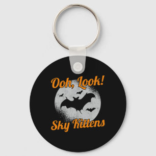Oh kijk Sky Kittens Bat Halloween Bats Sleutelhanger