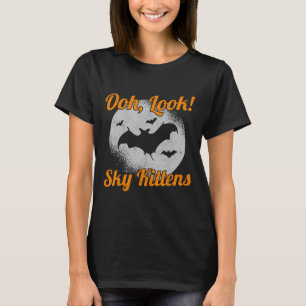 Oh kijk Sky Kittens Bat Halloween Bats T-shirt