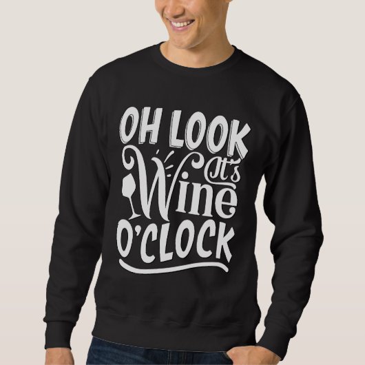 Oh kijk zijn wijnoclock trui (Voorkant)