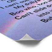 OH KLEINE SPEELKAMERGEDICHT POSTER (Hoek)