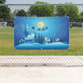 oh kleine stad met Chistmas Spandoek (Insitu)