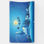 oh kleine stad met Chistmas Spandoek (Verticaal)