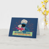 Oh, Koekjesmonster! Ik heb dit leuk voor je Kaart (Gele Bloem)