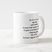 Oh koffie, grote koffiekop (Voorkant rechts)