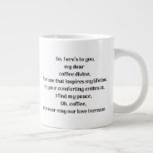 Oh koffie, grote koffiekop (Rechts)