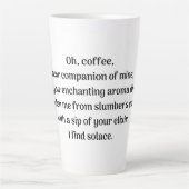 Oh koffie, latte mok (Voorkant)