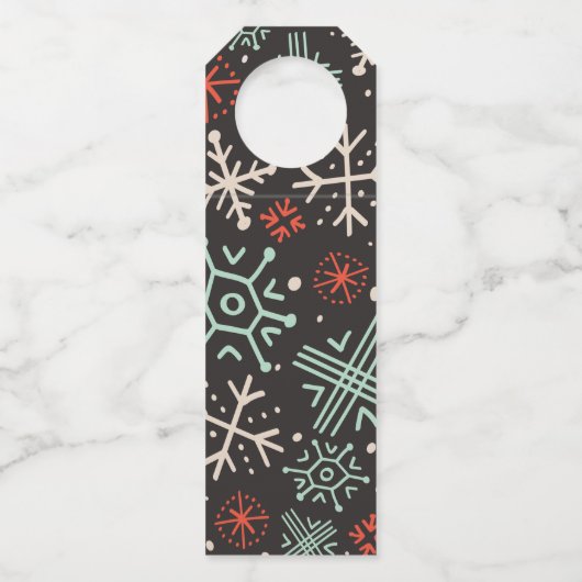 Oh kom al gij dorstige kerstfles Label (Achterkant)