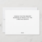 Oh kom laat ons aanbidden hem OLIVE Christelijk 2  Feestdagenkaart (Achterkant)