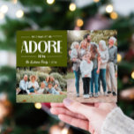 Oh kom laat ons aanbidden hem OLIVE Christelijk 2  Feestdagenkaart<br><div class="desc">Op zoek naar de perfecte manier om je geloof en vakantiegeest te delen deze kerst? Onze 'Oh Come Let Us Adore Hem' Christelijke kerstkaart is hier om uw feesten extra speciaal te maken. Geef uw dierbare herinneringen weer met sleuven voor zowel portret- als landschapsgerichte foto's. Voeg de naam van je...</div>