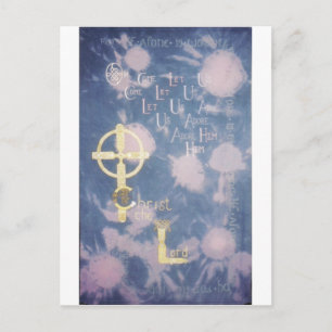 Oh, kom ons helpen hem te vereren briefkaart