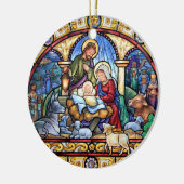 Oh, kom ons helpen hem te vereren keramisch ornament (Links)