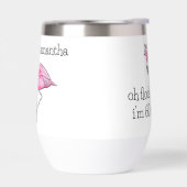Oh Kudde Ik ben 60 Roze Flamingo / Verjaardagscade (Links)