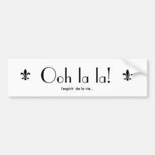 Oh la! Bumpersticker