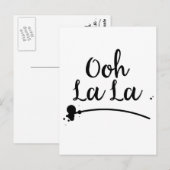 Oh La La Briefkaart (Voorkant / Achterkant)
