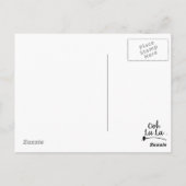 Oh La La Briefkaart (Achterkant)