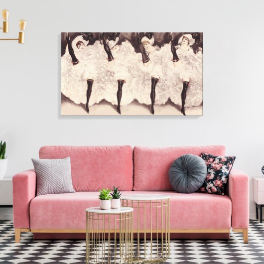 Oh La La La! Canvas Afdruk (Insitu (Woonkamer))