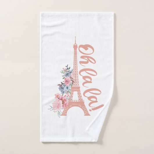 Oh La La La - Eiffel Tower Paris Frankrijk Handdoek (Handdoek)