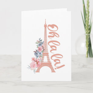 Oh La La La - Eiffel Tower Paris Frankrijk Kaart