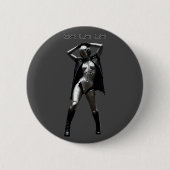 Oh La La La Ronde Button 5,7 Cm (Voorkant)